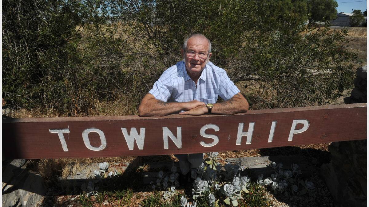 TOWN NO LONGER: Jung resident David Arnott, known casually as the 'Jung mayor', has criticised the Australian Bureau of Statistics' decision to change the statistical definition of a town. Picture: PAUL CARRACHER