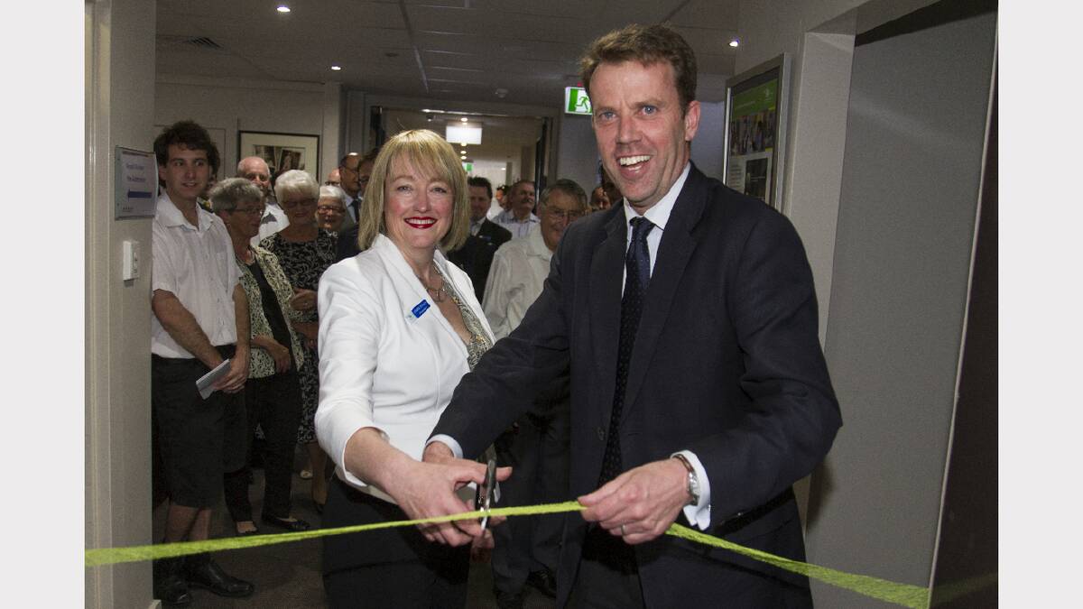 OPENING: East Grampians Health Service board president Louise Staley and Member for Wannon Dan Tehan officially open the new dialysis and oncology unit. Picture: ARARAT ADVERTISER