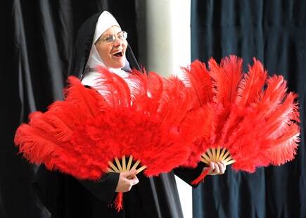 Mother Superior (Sandy Wills), Horsham Arts Council Numsense dress rehearsal.